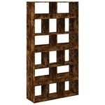 Bookcase Smoked Oak 100x33x187.5 cm Engineered Wood 3309379