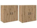 Wall-Mounted Cabinet 2 pcs Artisan Oak 69.5 x 34 x 90 cm 3394552