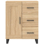 Highboard Sonoma Oak 69.5x34x180 cm Engineered Wood 3190048