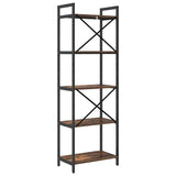 Bookshelf Smoked Oak 56 x 34 x 171 cm Engineered Wood 883864