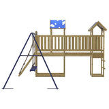 Outdoor Playset Impregnated Wood Pine 3279231