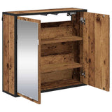 Wall Shelf with Shelf Wall-mounted Old Wood 65 x 20 x 60 cm 883608