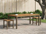 Coffee Table Natural and Coffee 50 x 100.5 x 45 cm 901285