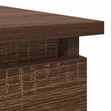 Console Table with Drawers Brown Oak 85.5x38.5x74.5 cm 861397