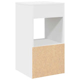 ZNTS Bedside Cabinets with Drawer 2 pcs White 35x34x66.5 cm 858714