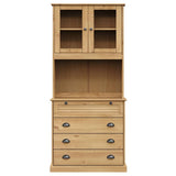 Highboard "VIGO" 80x40x176 cm Solid Wood Pine 3200583