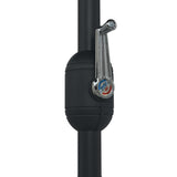 Garden Parasol with Aluminium Pole 270x246 cm Anthracite 47346