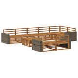Outdoor Sofa Set 9 pcs 3383547