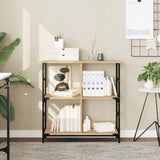 Bookshelf Sonoma Oak 78.5x33x82 cm Engineered Wood 835245