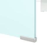 TV Stand/Monitor Riser Glass Green 90x30x13 cm 244146