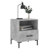 Bedside Cabinets 2 pcs Concrete Grey 40x35x47.5 cm Engineered Wood 827445