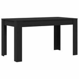 Dining Table Black Oak 140 x 74.5 x 76 cm Engineered Wood 862053