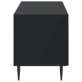 TV Cabinet Black Engineered Wood 896456