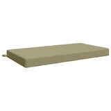 Seat Cushion SOEST 100% Polyester Light Green 120 x 80 x 10 cm 946790