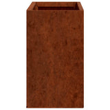 Wall Planters 2 pcs Rusty Corten Steel 53x10x17 cm 823686