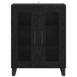 Sideboard Black Oak 69.5 x 34 x 90 cm Engineered Wood 887209