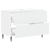 Bathroom Sink Cabinet ZWOLLE White 82 x 41x 58.5 cm 896355