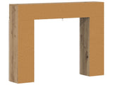 Fireplace Surround Artisan Oak 102 x 18 x 100.5 cm 8006614
