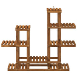 Plant Stand Natural 118 x 25 x 96.5 cm Solid Acacia Wood 903090