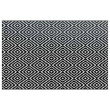 Outdoor Carpet ARAKIL White and Black 190x290 cm PP 310431