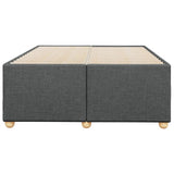 Bed Frame without Mattress Dark Grey 120x190 cm Small Double Fabric 3284716