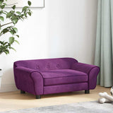 171041 Dog Sofa Burgundy 72x45x30 cm Plush