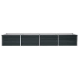 45729 Garden Raised Bed Anthracite 320x80x45 cm Galvanised Steel