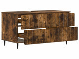 Bathroom Sink Cabinet ZWOLLE Smoked Oak 82 x 41x 58.5 cm 896360