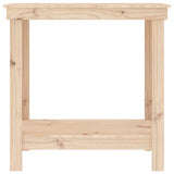 Work Bench 80x50x80 cm Solid Wood Pine 822496