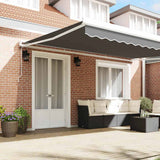 Awning Frame White 400 x 300 cm Aluminium 142576