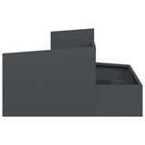 Garden Planter Anthracite 80 x 80 x 50 cm Cold-rolled Steel 873580