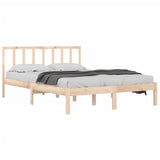 Bed Frame without Mattress Solid Wood Pine 120x200 cm 3105066