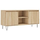 TV Cabinet Sonoma Oak 104x35x50 cm Engineered Wood 827015