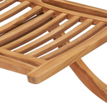 ZNTS Folding Garden Chair 50x90x69 cm Solid Wood Teak 319163