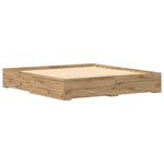 Bed Frame with Drawers Artisan oak 180 x 200 cm Engineered wood 3333961