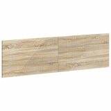 Wall-Mounted Headboard HAARLEM Sonoma Oak Engineered Wood 896937