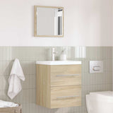 Bathroom Furniture Set with Drawer Brown 41 x 38.5 x 48 cm 875688