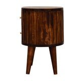 Stripe Chestnut Bedside IN3554