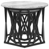 Nesting Side Table 3 pcs Grey Sonoma Engineered Wood and Steel 868258