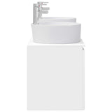 Bathroom Cabinet Set 3 pcs High Gloss White 49.5 x 44.5 x 65 cm 3405681