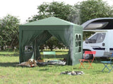 2 x 2 m Garden Pop Up Gazebo, Wedding Party Tent Marquee, Water Resistant Awning Canopy with T3398P310353