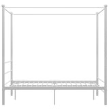 Bed Frame White Powder-coated metal 120x200 cm Bed Frame 325058