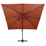 Cantilever Garden Parasol Terracotta 312382