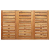Garden Dining Set 5 pcs Solid Wood Teak 3334823