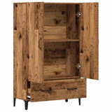 Highboard Old Wood 70x31x115 cm Engineered Wood 856924