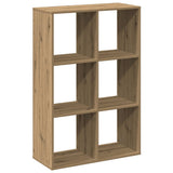 Room Divider Bookcase Artisan Oak 69.5x29x103.5 cm Engineered Wood 858020