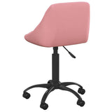 Dining Chair Pink Velvet 335365