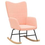 Rocking Chair Pink Sherpa Fabric 42001785