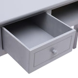 Writing Desk Grey 110x45x76 cm Wood 284156