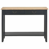 Console Table Black 110x35x80 cm Wood 249903